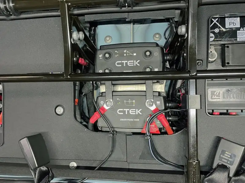 how to add extra space for CTEK battery Grenadier