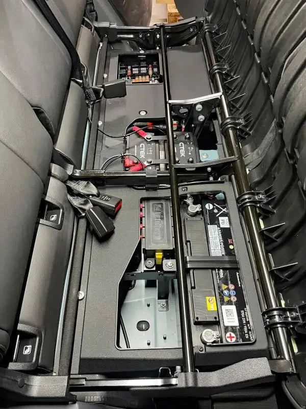 spare space under seats for Grenadier