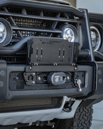 Winch cover and Flip-Up Number Plate Bracket